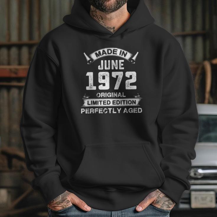 Made In June 1972 49Th Birthday Tee For 49 Years Old Hoodie Gifts for Her