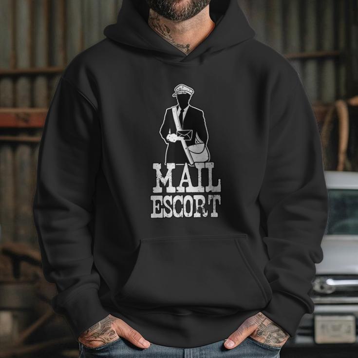 Mail Escort Postal Worker Scan Barcodes Delivery Hoodie Gifts for Her