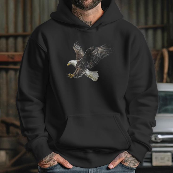 Majestic Flying American Bald Eagle Hoodie Gifts for Her