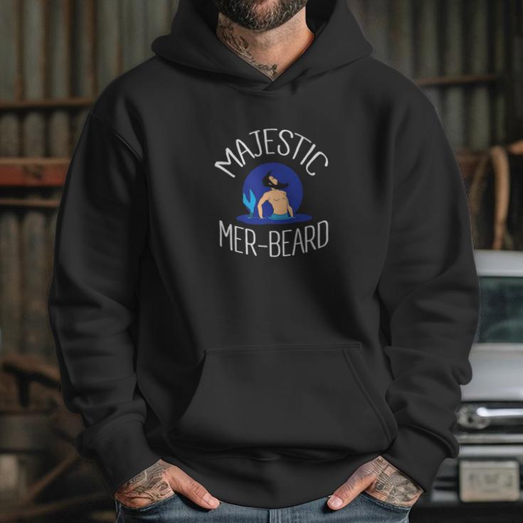 Majestic Merbeard Funny Bearded Mermaid Hoodie Gifts for Her