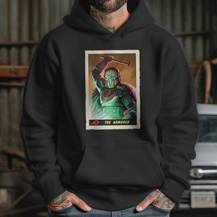 The Mandalorian The Armorer Trading Card Hoodie Gifts for Her