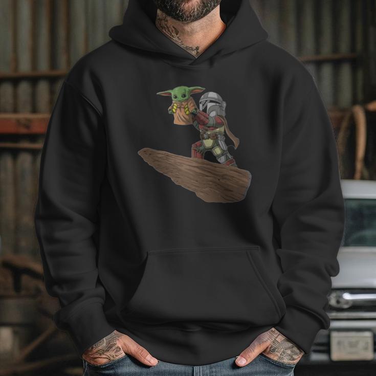 The Mandalorian Boba Fett Baby Yoda Hoodie Gifts for Her