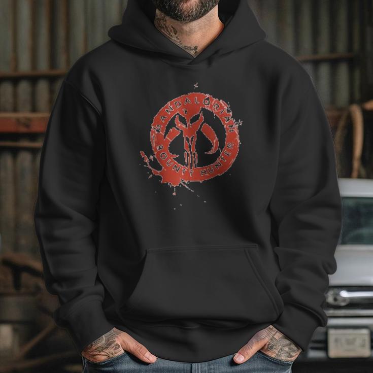 The Mandalorian Bounty Hunter Stamp Hoodie Gifts for Her