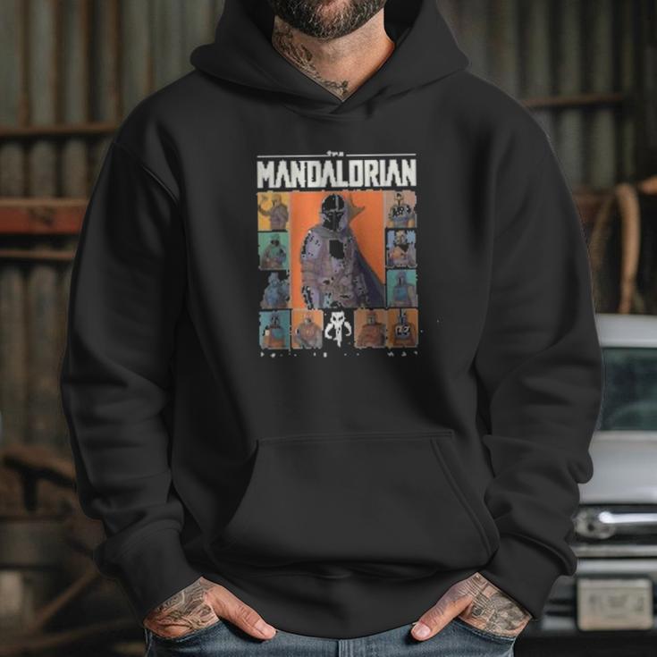 The Mandalorian Character Grid Hoodie Gifts for Her