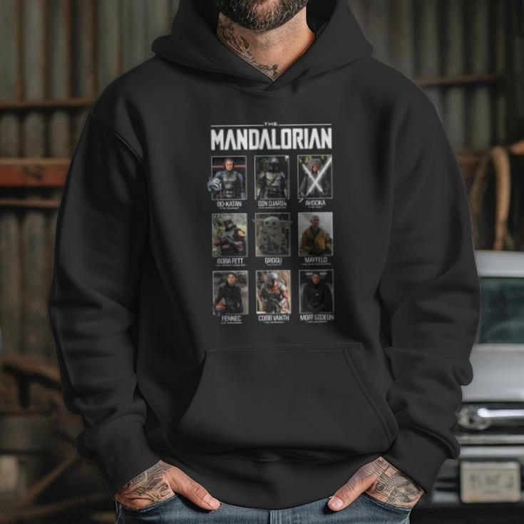 The Mandalorian Character Grid Hoodie Gifts for Her