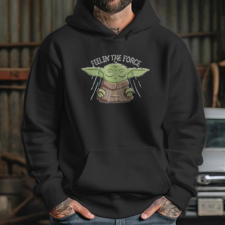 The Mandalorian The Child Feelin The Force Hoodie Gifts for Her