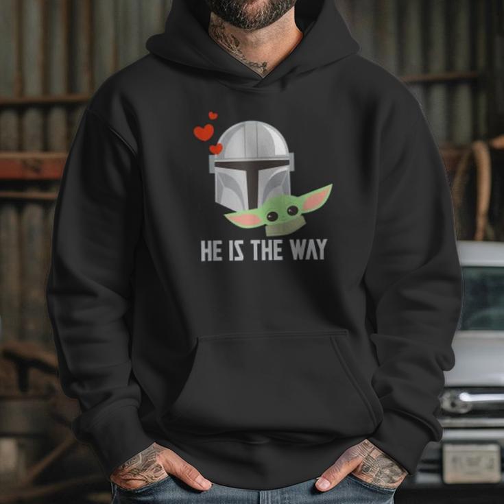 The Mandalorian And The Child He Is The Way Hoodie Gifts for Her