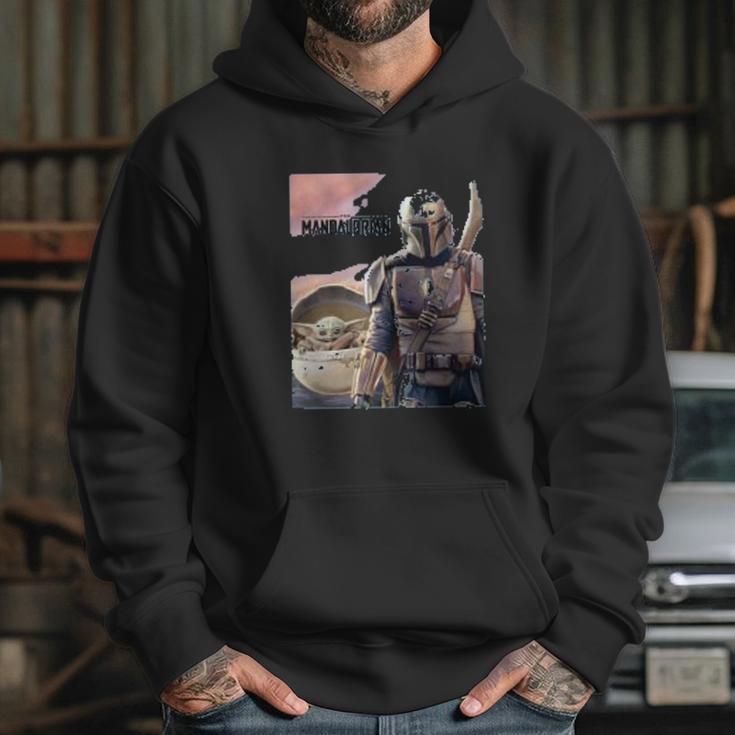 The Mandalorian The Child Painting Hoodie Gifts for Her