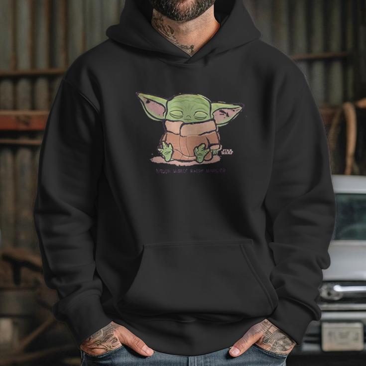 The Mandalorian Cute Child Sleeping Hoodie Gifts for Her