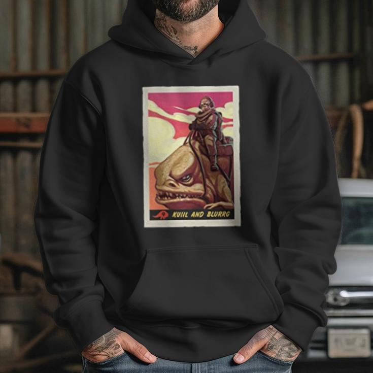 The Mandalorian Kuiil And Blurrg Hoodie Gifts for Her