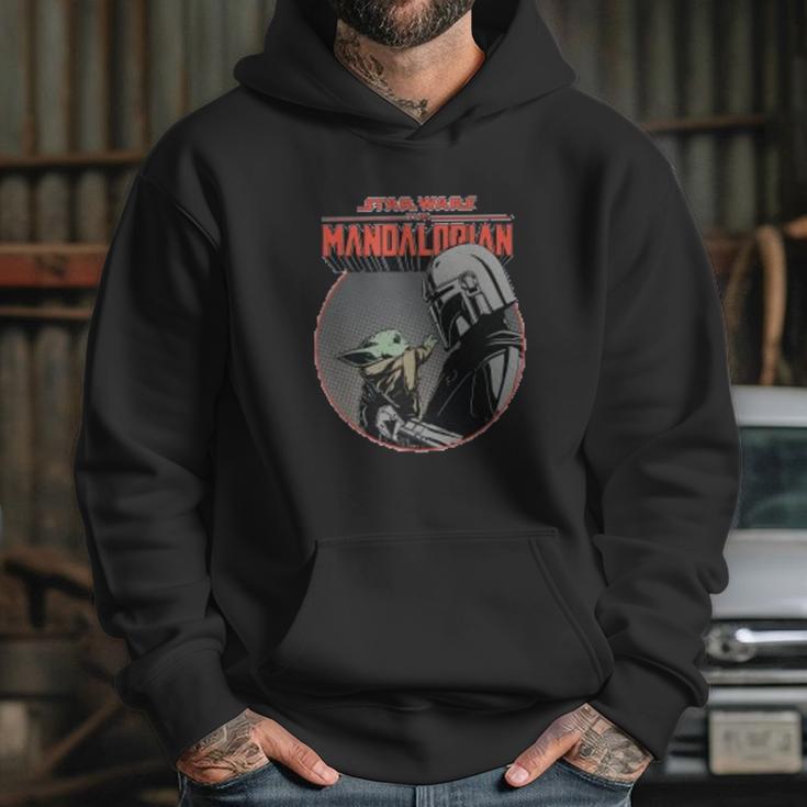 The Mandalorian Mando And The Child Retro Hoodie Gifts for Her