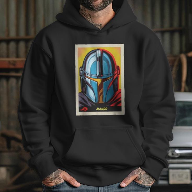 The Mandalorian Mando Trading Card Hoodie Gifts for Her