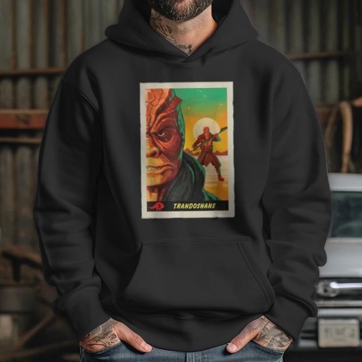 The Mandalorian Trandoshans Trading Card Hoodie Gifts for Her