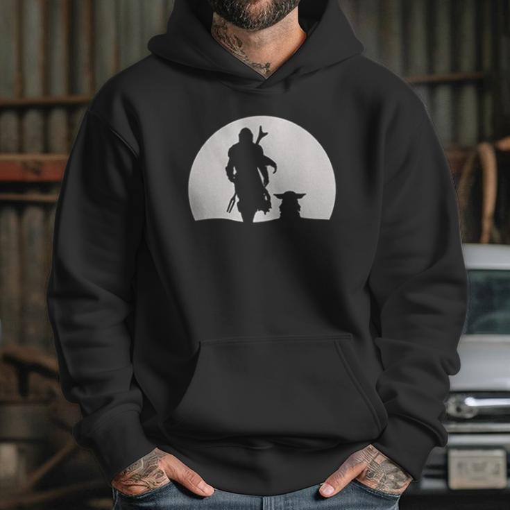 Mando Moon Mandalorian Hoodie Gifts for Her