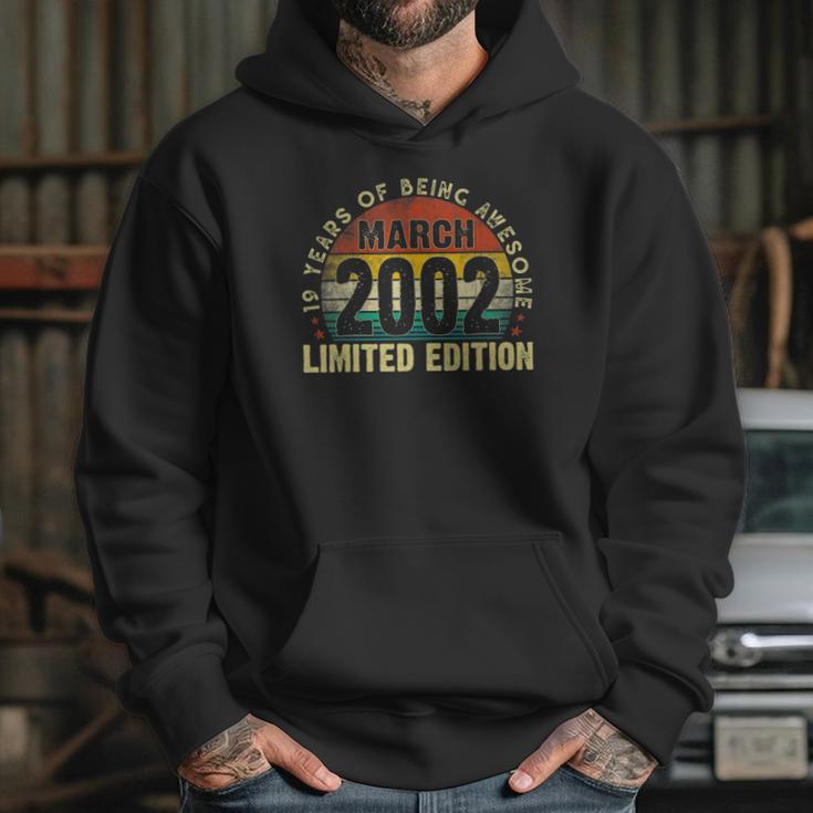 March 2002 Limited Edition 19Th Birthday 19 Years Old Gifts Hoodie Gifts for Her