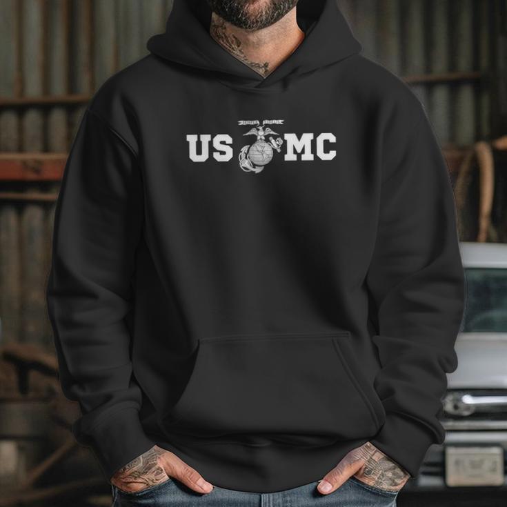 Marine Corps Usmc Graphic Design Printed Casual Daily Basic Hoodie Gifts for Her