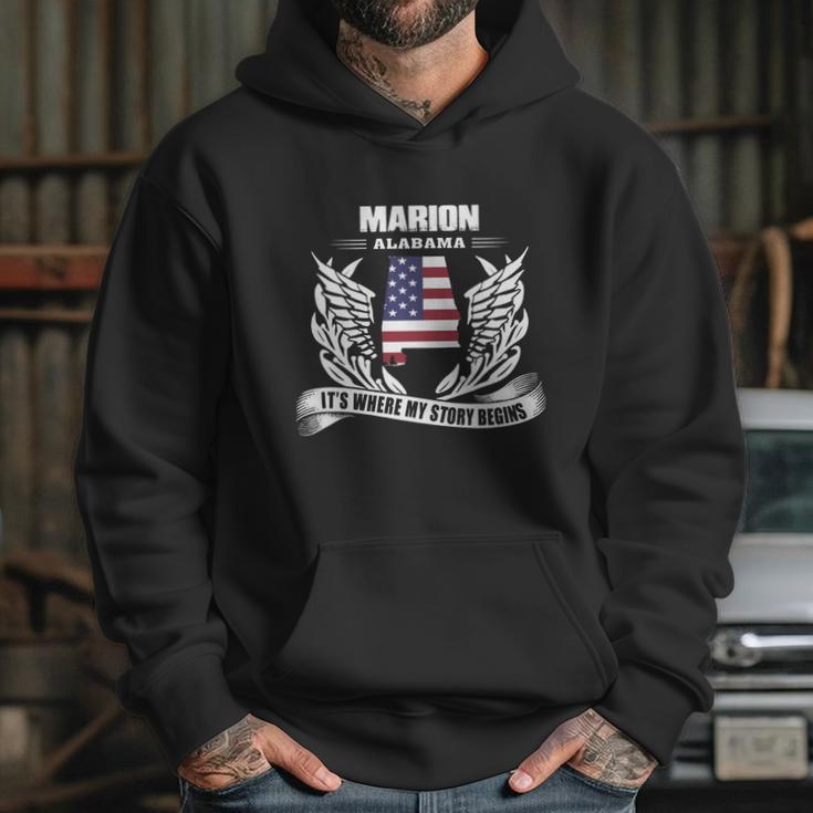 Marion Alabama It Is Where My Story Begins Hoodie Gifts for Her