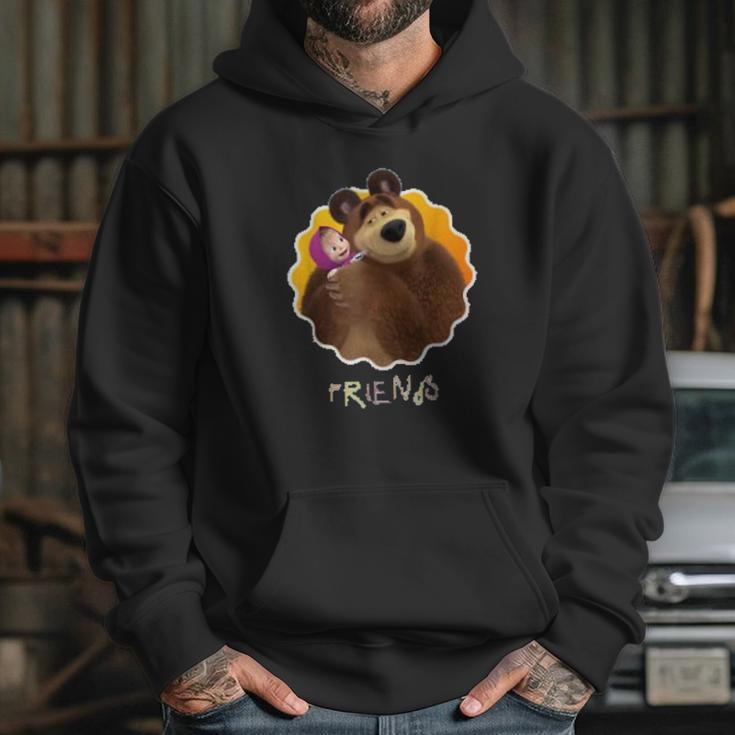 Masha And The Bear Friends Hoodie Gifts for Her