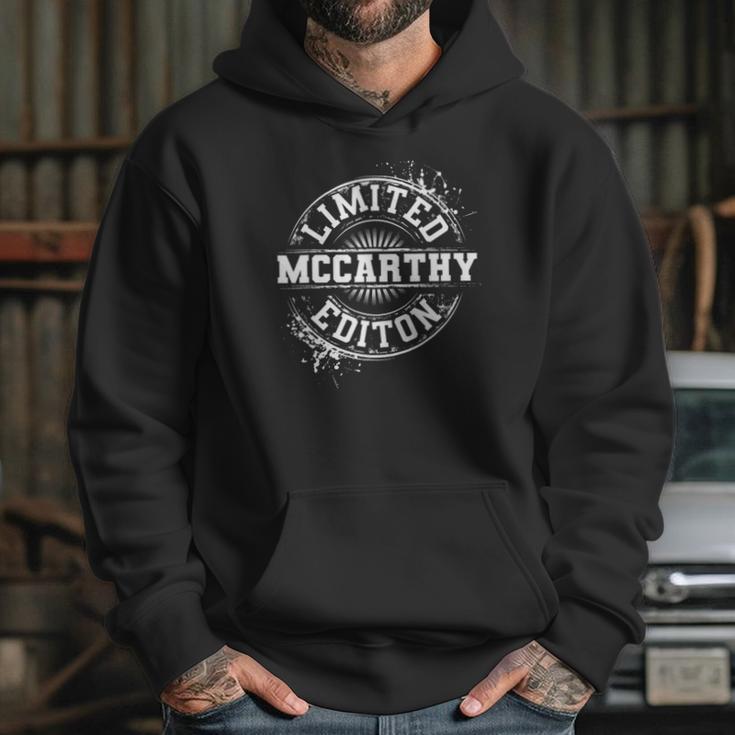 Mccarthy Funny Surname Family Tree Birthday Reunion Gift Hoodie Gifts for Her