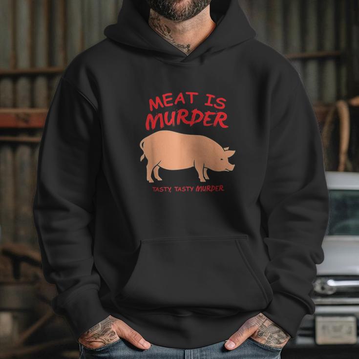 Meat Is Murder Tasty Murder Bacon By Zany Hoodie Gifts for Her