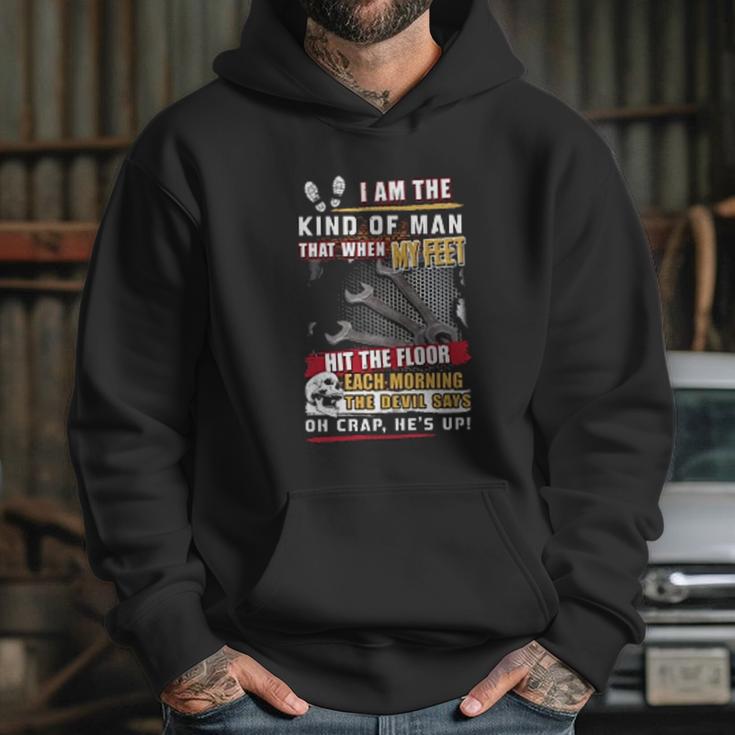 Mechanic I Am The Kind Of Man That When My Feet Hit The Floor Hoodie Gifts for Her