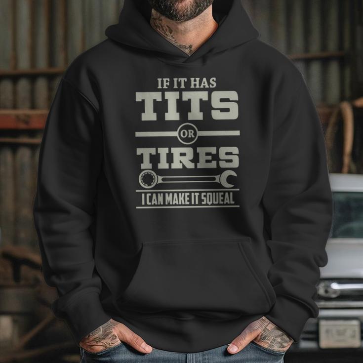 Mechanic - Tits Or Tires Hoodie Gifts for Her