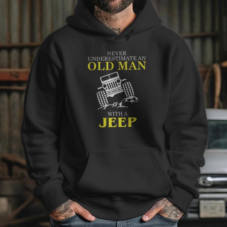 Mens Funny Jeep Tshirt Old Man With A Jeep Tee Hoodie Gifts for Her