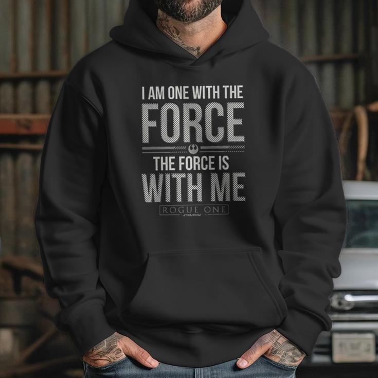 Mens Star Wars Rogue One Chirrut Force Is With Me Hoodie Gifts for Her