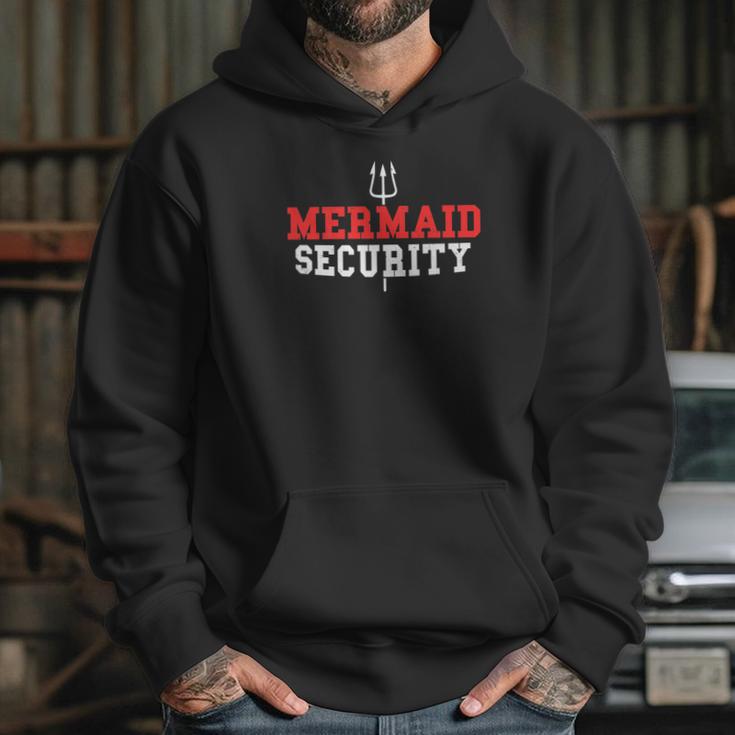 Mermaid Security Funny Swimming Gift Trident Hoodie Gifts for Her