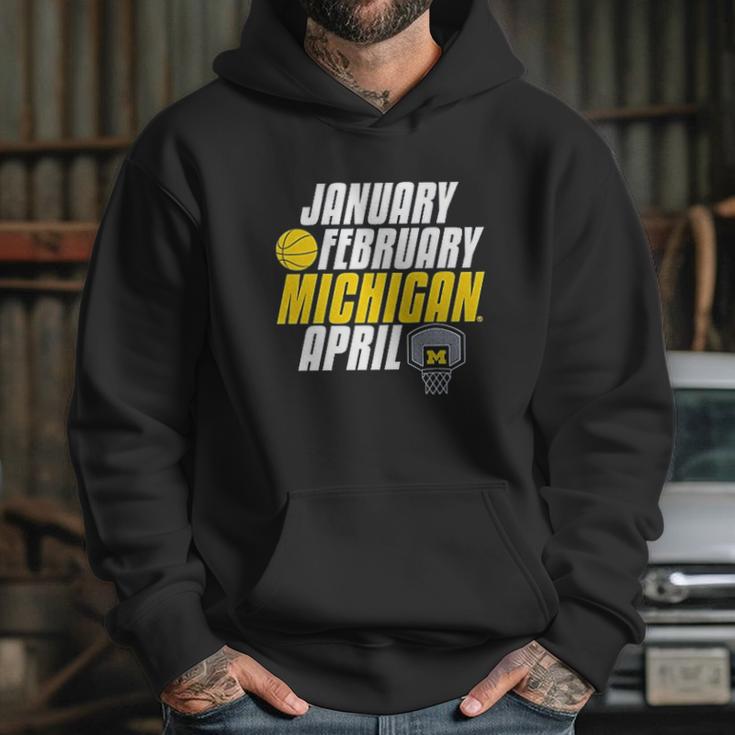 Michigan Wolverines Month Of Michigan Basketball Hoodie Gifts for Her