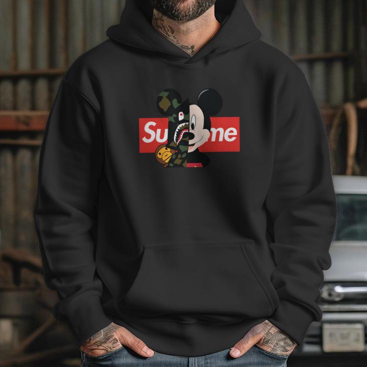 Mickey Mouse Supreme Bape Youth Sweatshirt ShirtShirt Tee Hoodie Gifts for Her