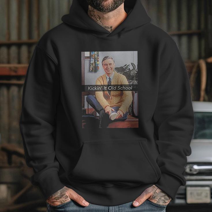 Mister Rogers Kickin It Old School Official Fitted T-Shirt Hoodie Gifts for Her