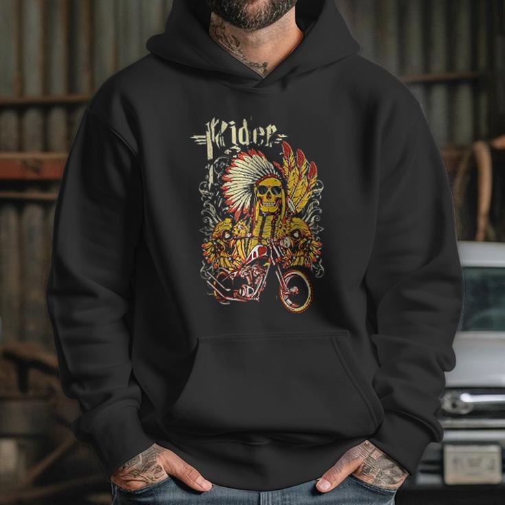 Motorcycle Indian Rider Hoodie Gifts for Her