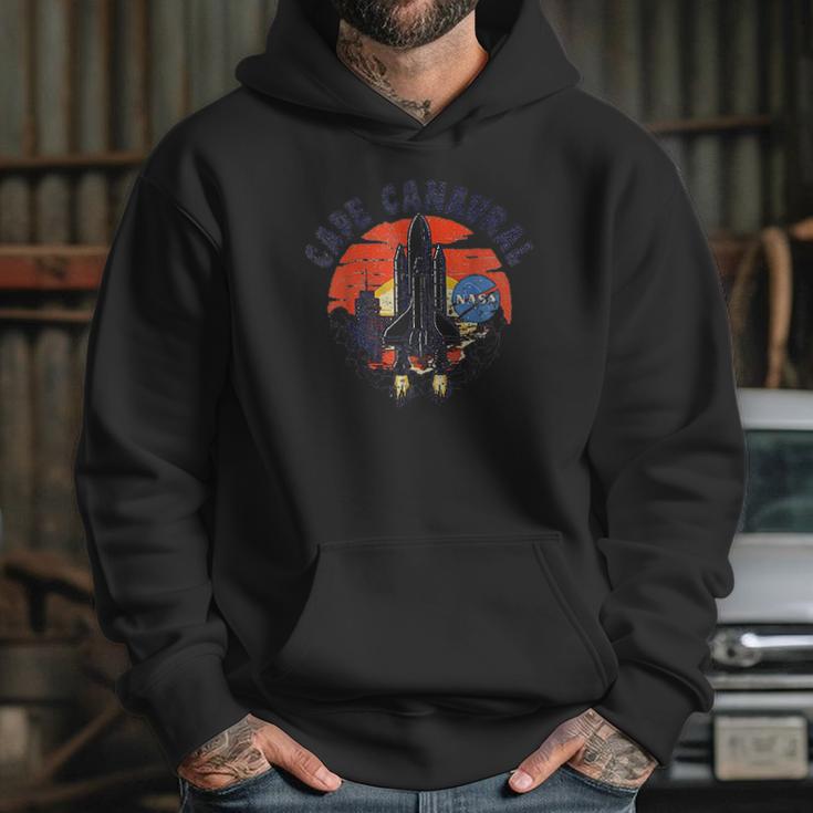 Nasa Cape Canaveral Beach Launch Sunset Hoodie Gifts for Her