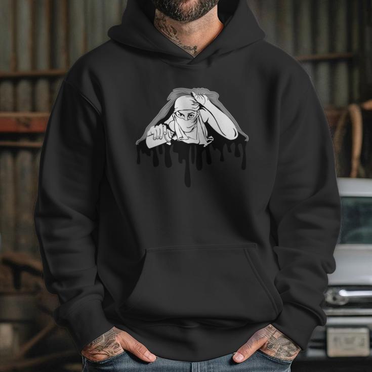 New Muralisme Vector Design Banksy Street Art Hoodie Gifts for Her