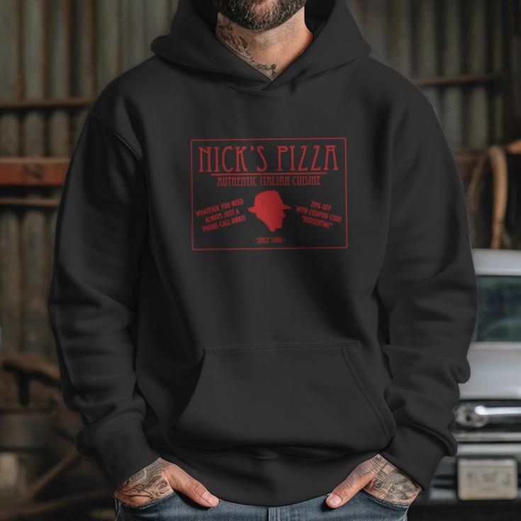 Nicks Pizza Authentic Italian Cuisine Hoodie Gifts for Her