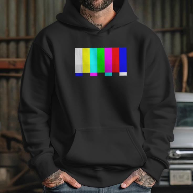 No Signal Television Screen Color Bars Test Pattern Hoodie Gifts for Her