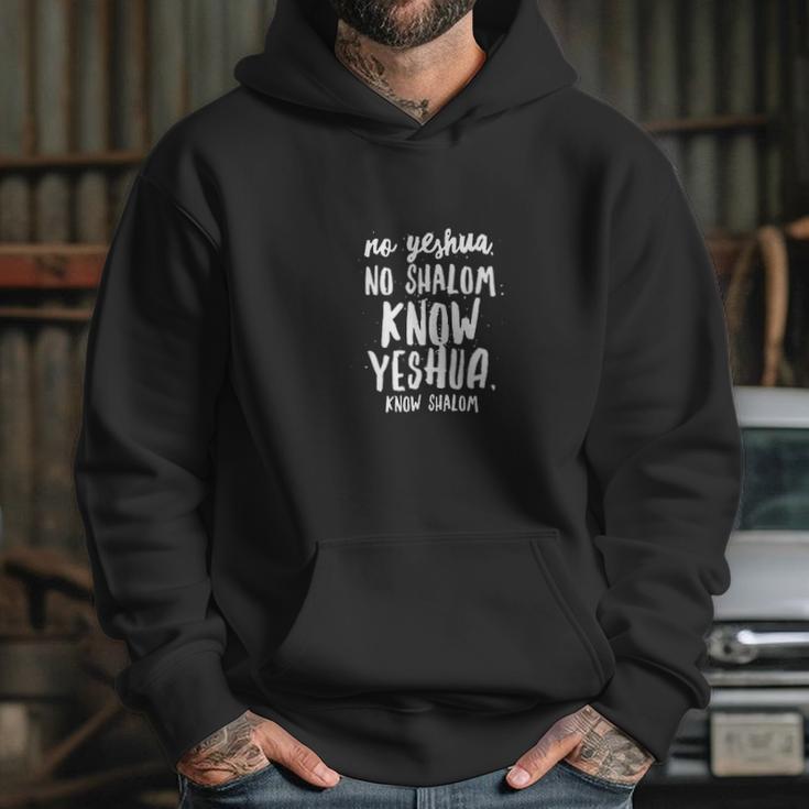 No Yeshua No Shalom Hoodie Gifts for Her