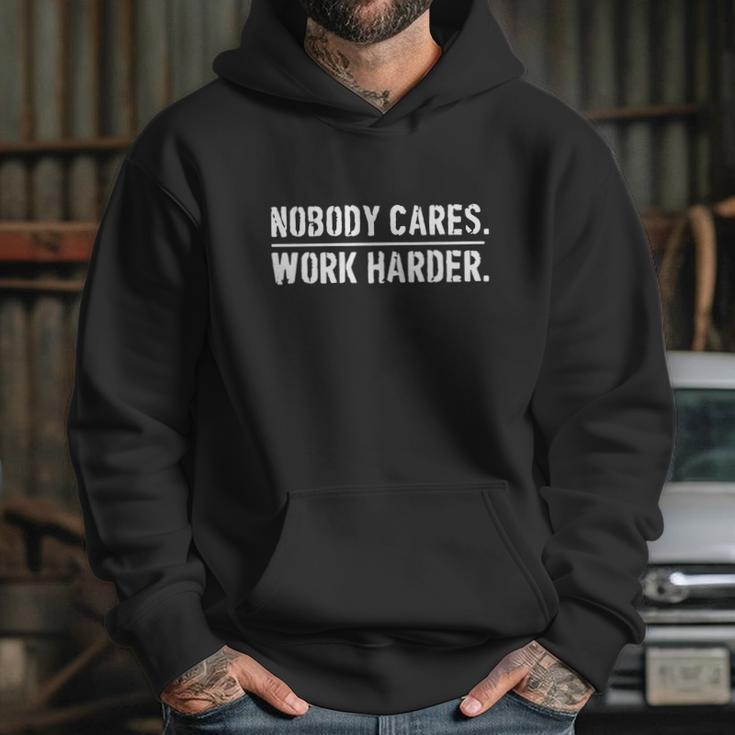 Nobody Cares Work Harder Lamar Jackson Shirt Hoodie Gifts for Her