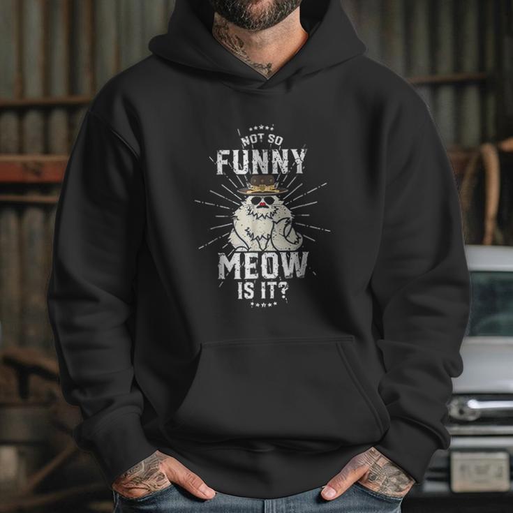 Not So Funny Meow State Trooper Hoodie Gifts for Her