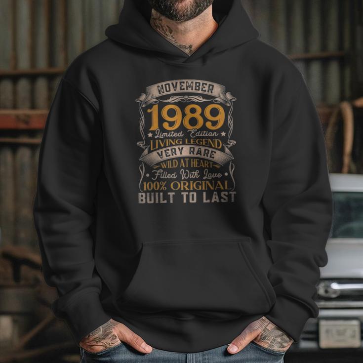 November 1989 Vintage 33Rd Birthday Classic 33 Years Old Hoodie Gifts for Her