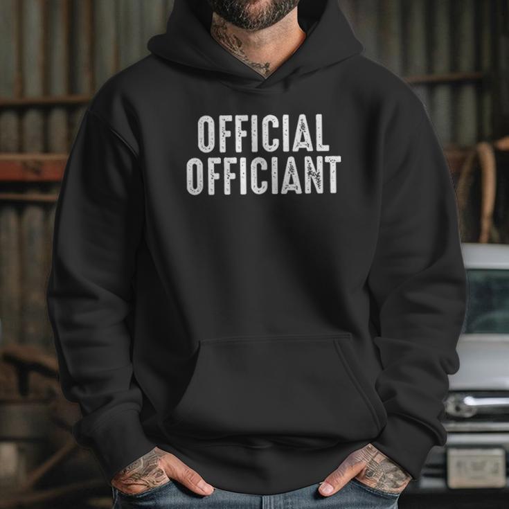 Official Officiant Wedding Officiant Pastor Wedding Gift Hoodie Gifts for Her