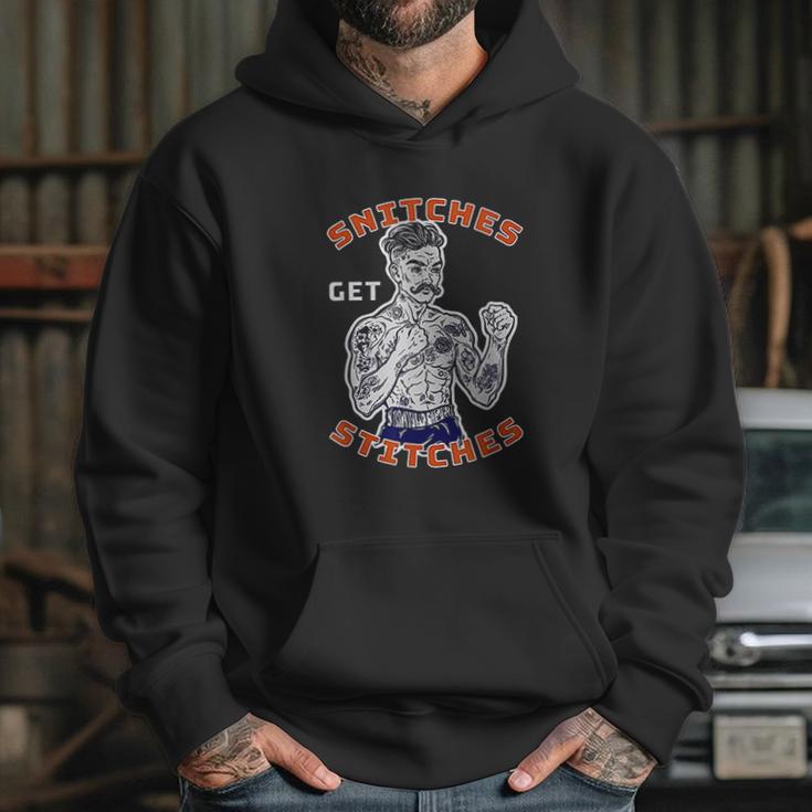 Old Fashioned Prison Inmate With Tattoo Hoodie Gifts for Her