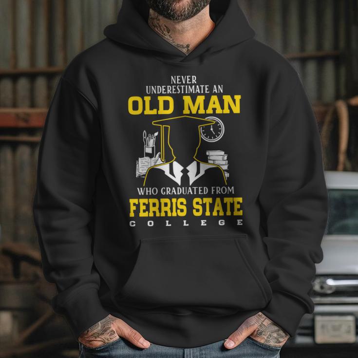 An Old Man Who Graduated From Ferris State College Hoodie Gifts for Her