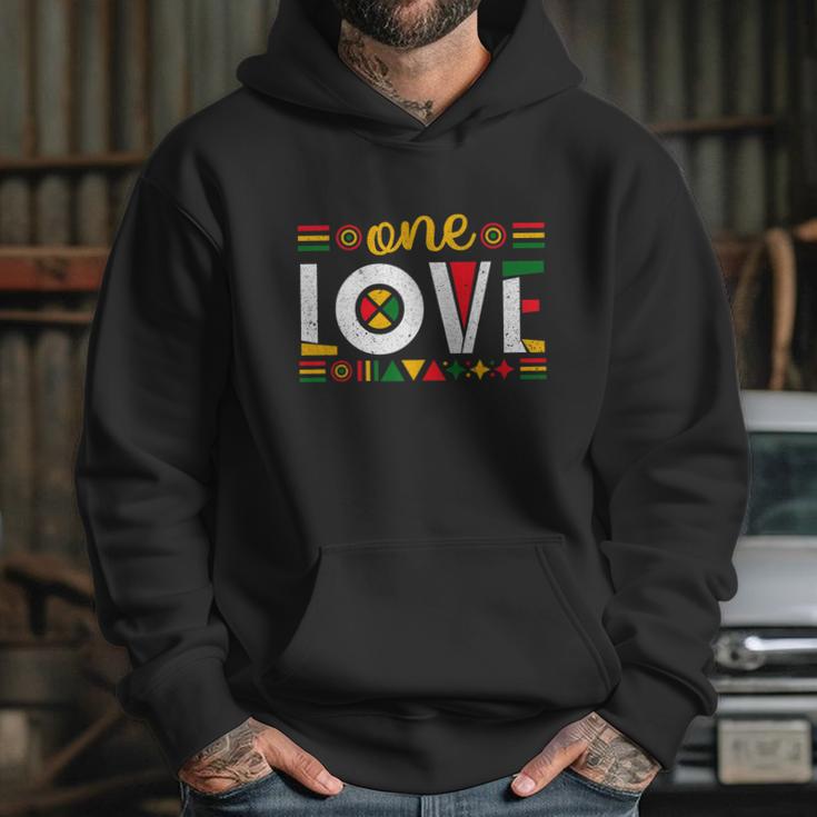 One Love Rasta Reggae Jamaica Music Lover Hoodie Gifts for Her