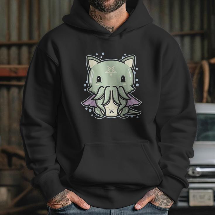 Pastel Goth Cathulhu Cat Creepy Cute Kawaii Cthulhu Gift Hoodie Gifts for Her