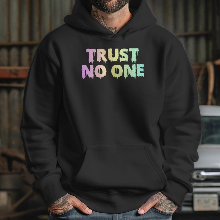 Pastel Goth Trust No One Hoodie Gifts for Her