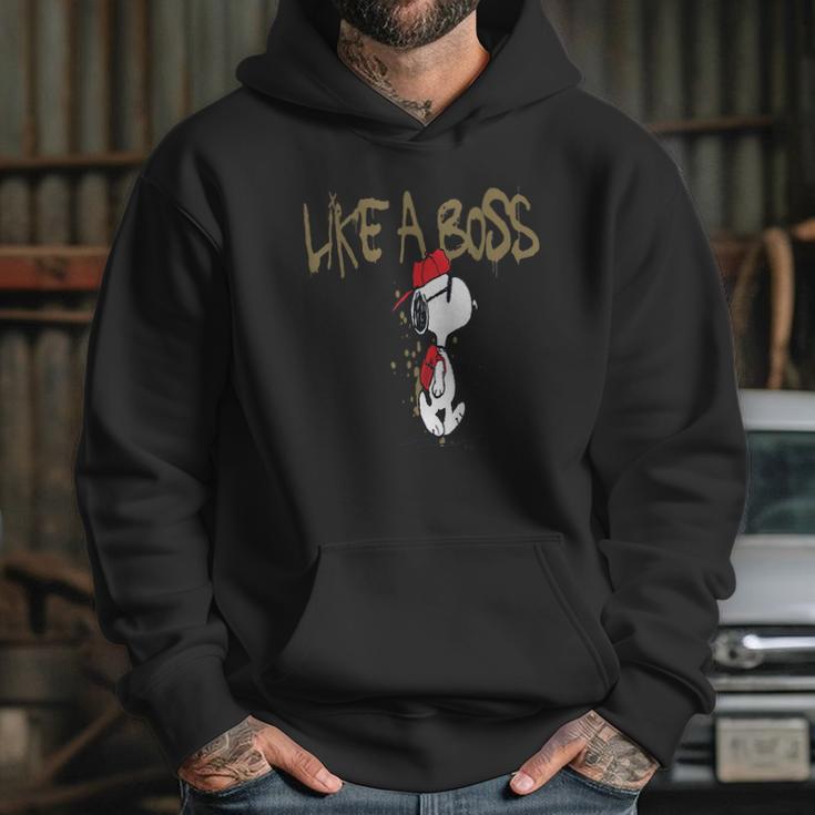 Peanuts Snoopy Like A Boss Hoodie Gifts for Her