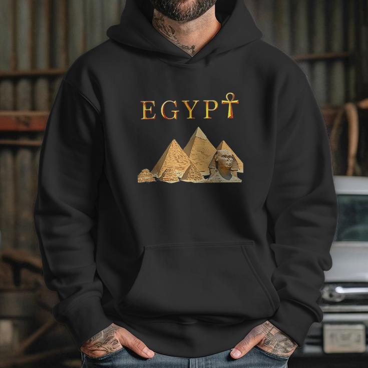 Pharaoh Ankh Pyramids Sphinx Egypt Tut Egyptian Gift Hoodie Gifts for Her