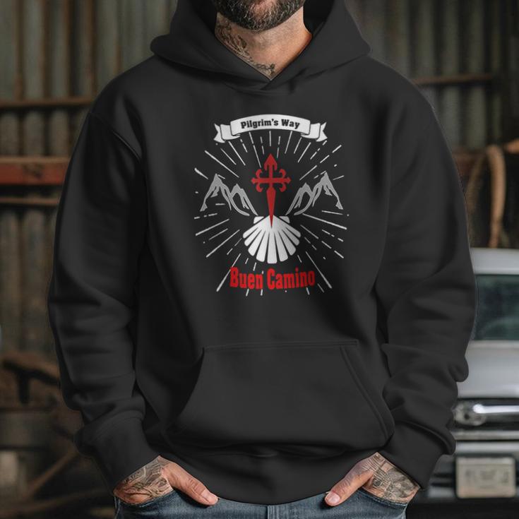 Pilgrims Way Buen Camino Hoodie Gifts for Her